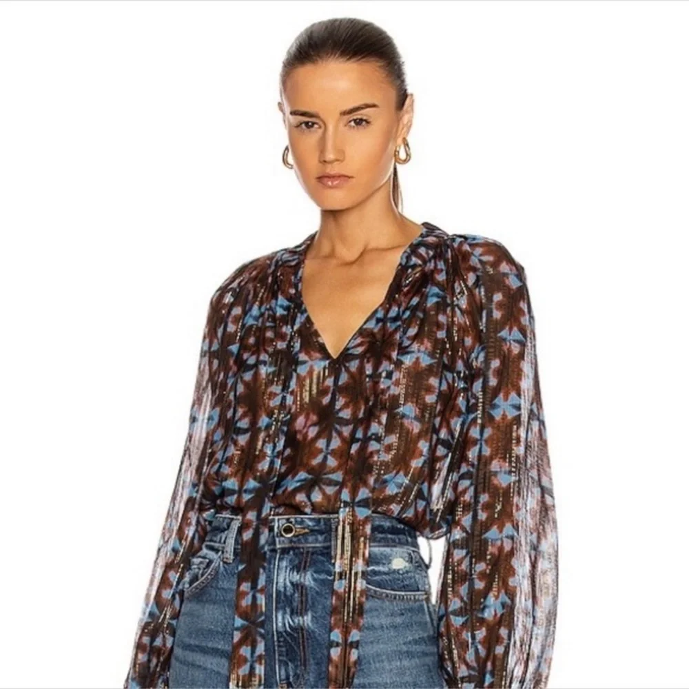 Ulla Johnson Luna Blouse Top Sz 0